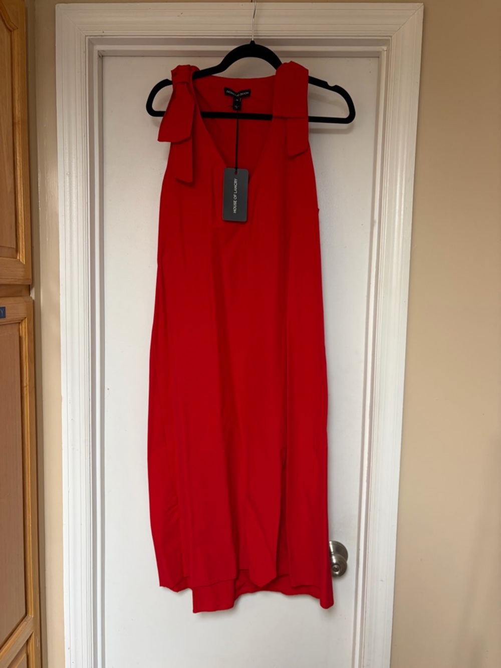 House of Lancry Dress with Bow Shoulder Ties
